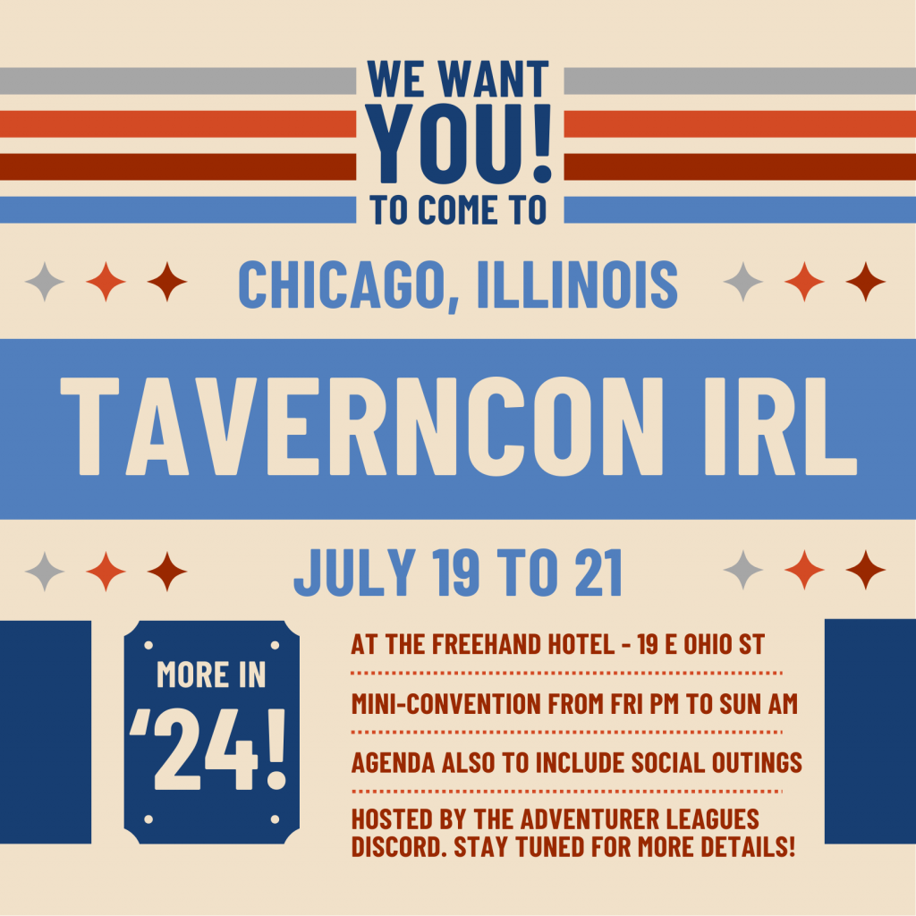 TavernCon IRL 2024 - Chicago, Illinois