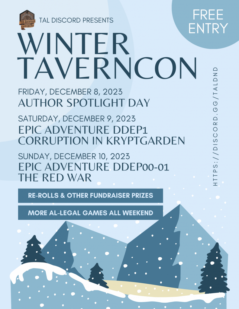 Winter TavernCon 2023