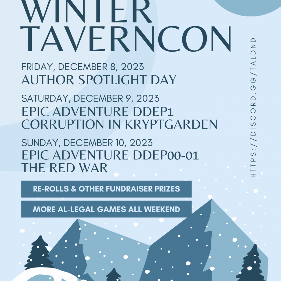 Winter TavernCon 2023