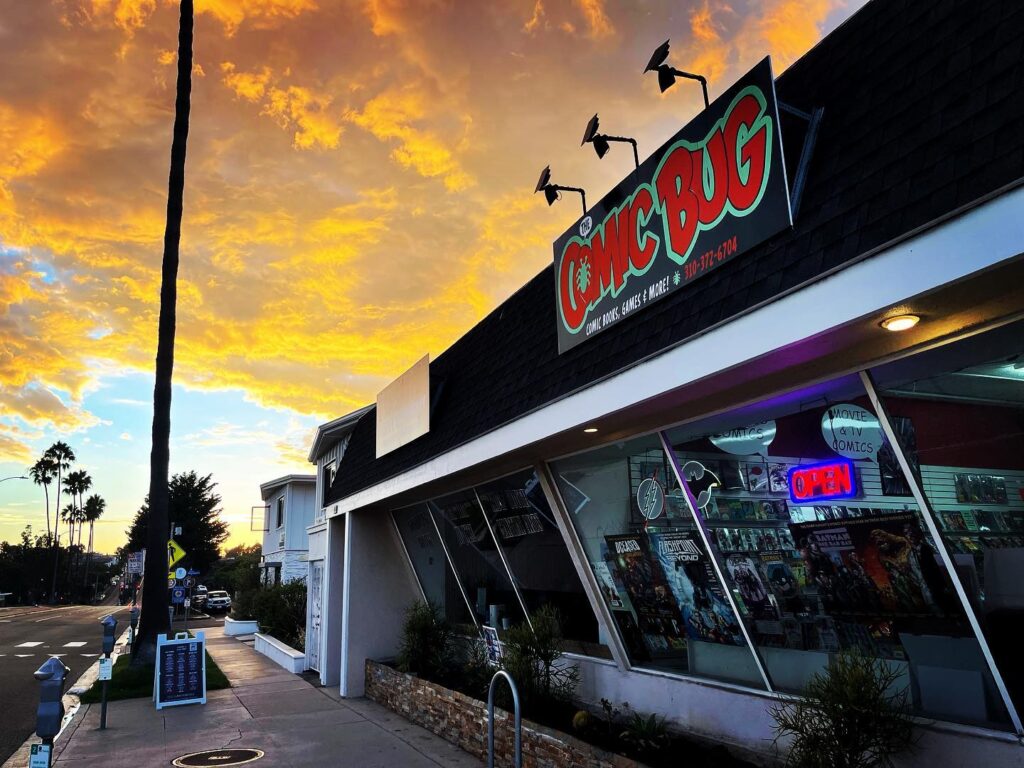 comic bug store front photo